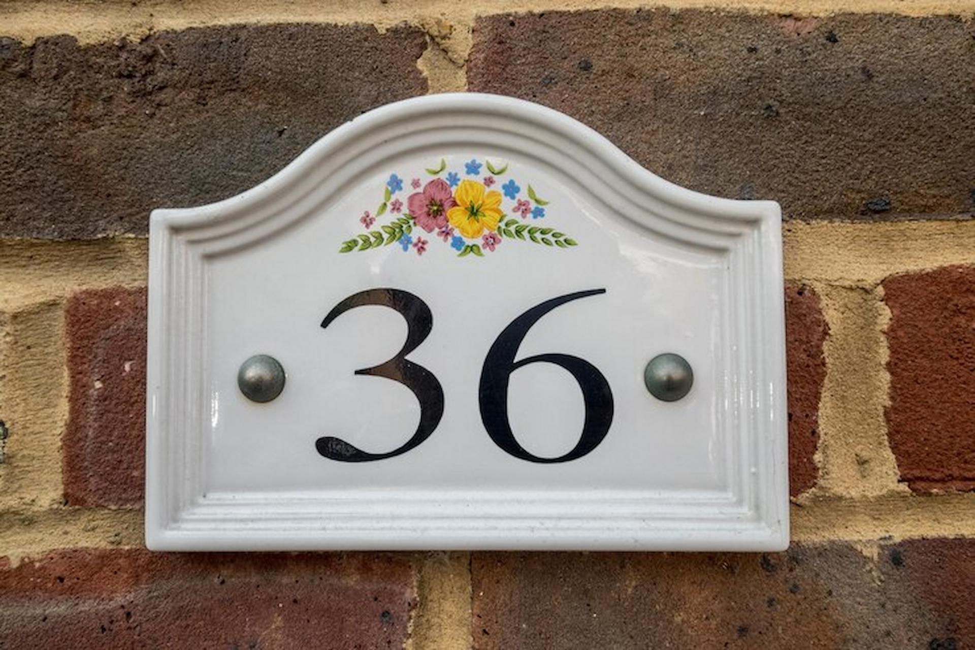 House Number Plaques